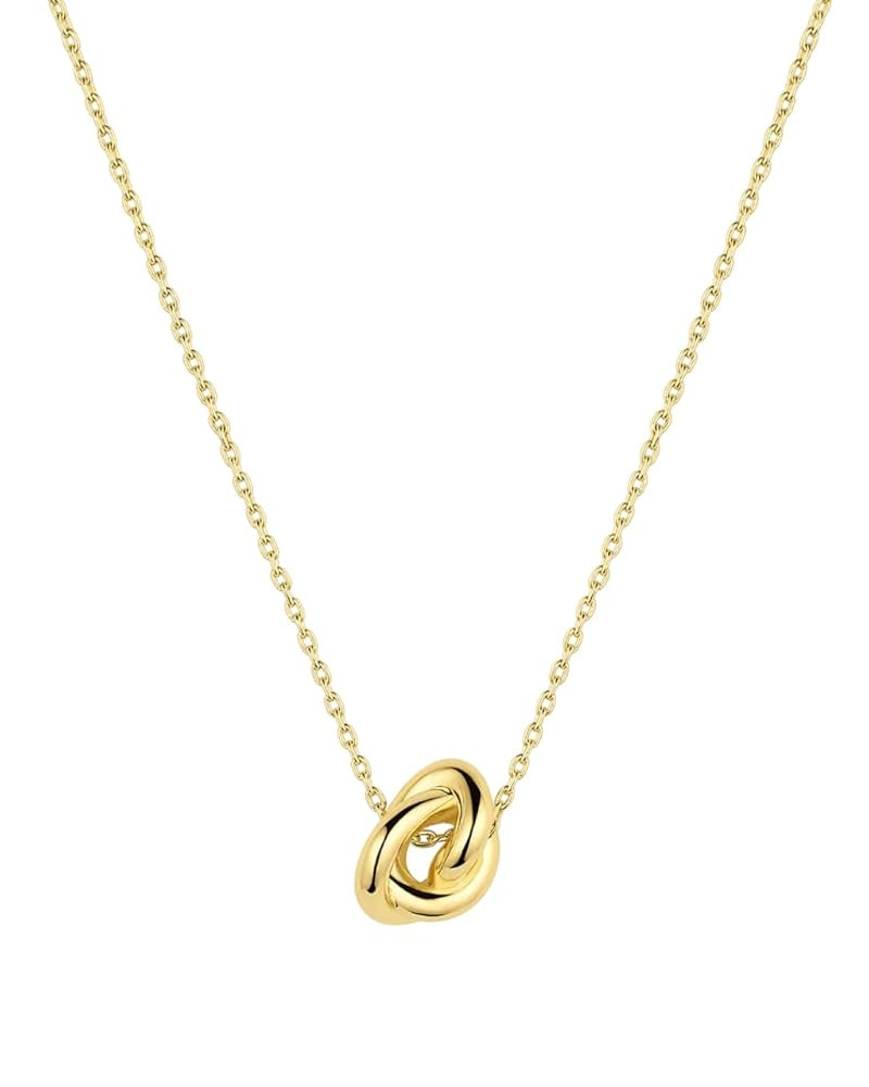 gorjana - Infinity Knot Necklace 16"-18" - 18k Gold Plated Brass - Unique Knot Design - Secure Sp... | Amazon (US)