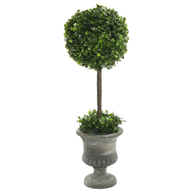 21'' Faux Boxwood Topiary in Urn | Wayfair North America