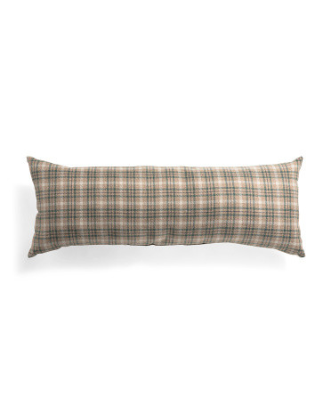 Made In Usa 12.5x34in Luxe Falmouth Plaid Pillow | TJ Maxx