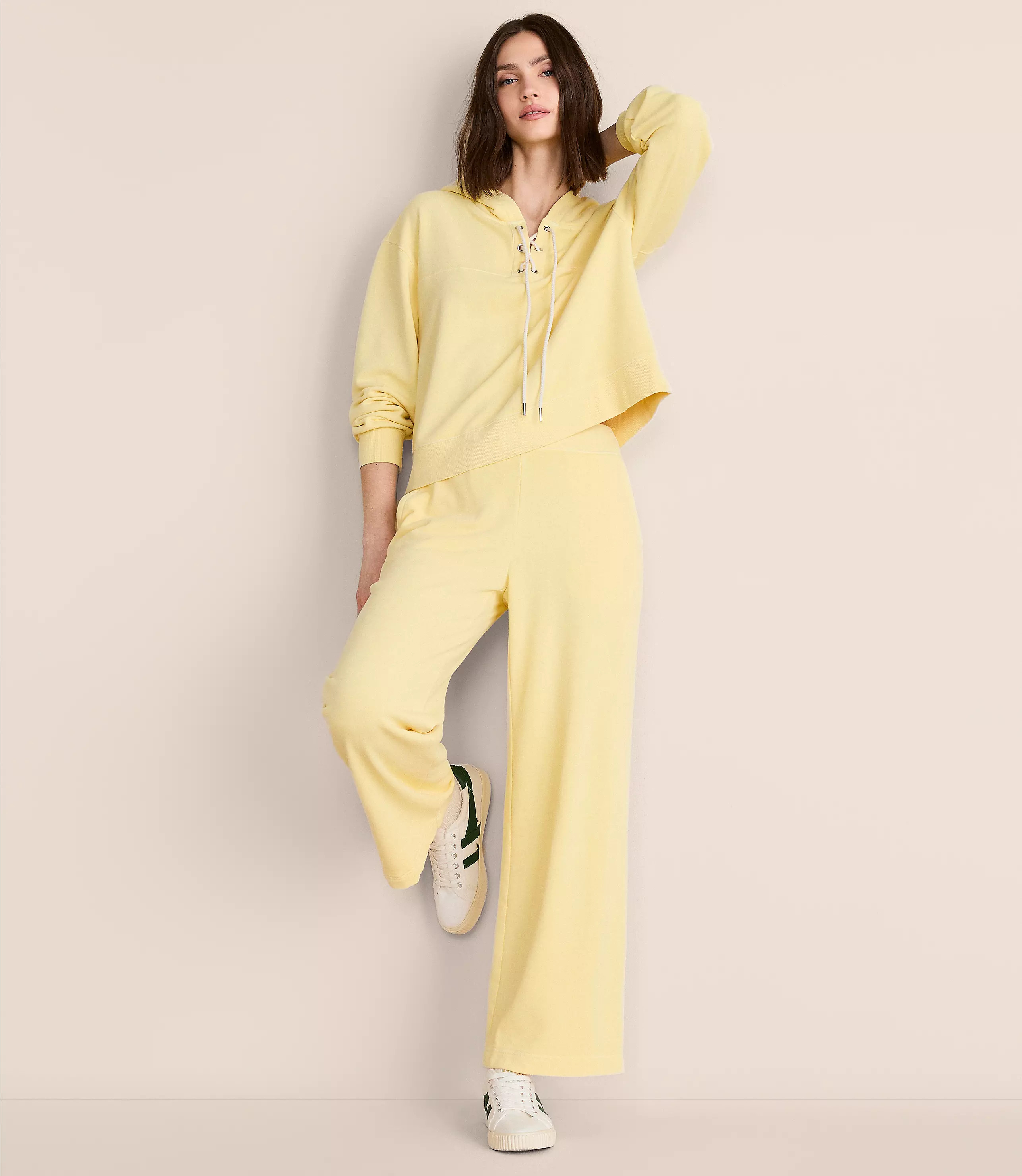 Lou & Grey Terrysoft Wide Leg Sweatpants | LOFT