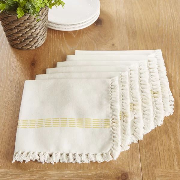 Creeves 18" Cotton Napkin (Set of 6) | Wayfair North America