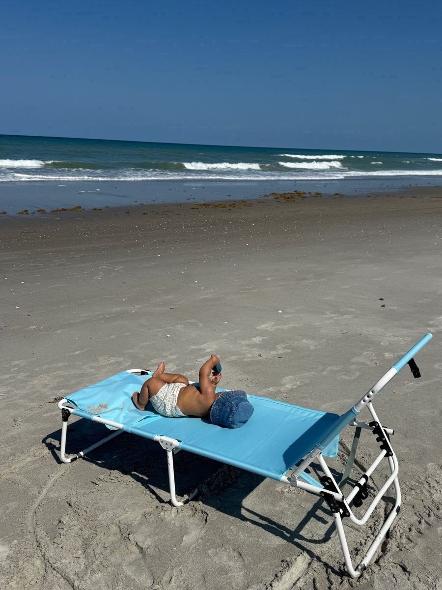 The perfect beach tanning chair!

#LTKTravel #LTKmomlife #LTKSwim