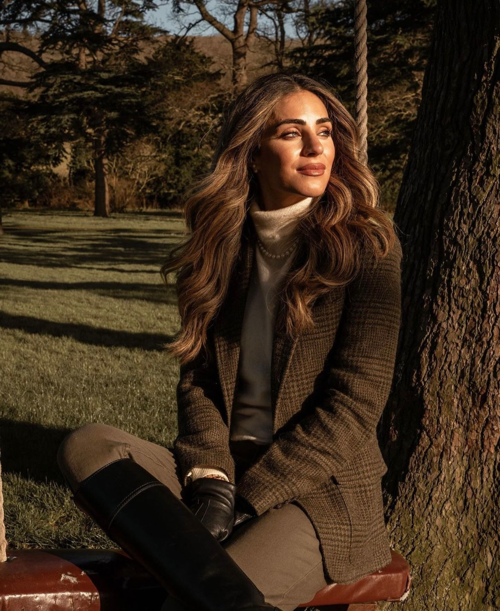 Winter Style, Winter Fashion, Outfit Inspiration, Khaki Jeans, Cream Turtleneck, Hermes Kelly Bag 

#LTKeurope #LTKstyletip #LTKSeasonal