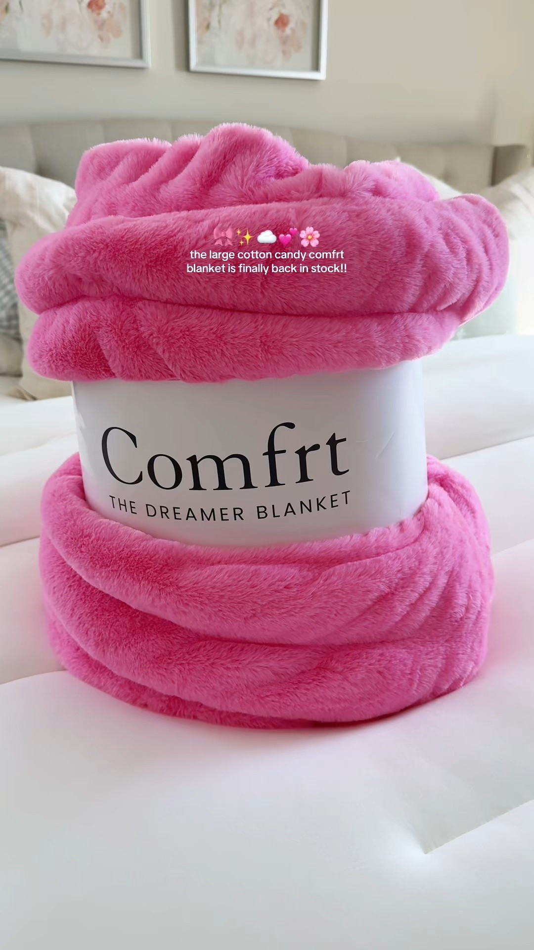 This Comfrt Dreamer Blanket is viral for a reason — insanely soft and 100% worth the price. Always sold out and this pink is finally back in stock.

Comfrt blanket, anxiety relief blanket, cozy pink blanket, soft throw blanket, calming blanket for sleep, viral TikTok blanket, luxury cozy blanket, stress relief home essentials, bedtime comfort blanket, self care home finds 

#LTKSaleAlert #LTKHome #LTKSeasonal