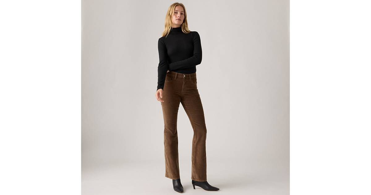 726 High-rise Flare Corduroy Women's Pants - Brown | Levi's® US | Levi's US