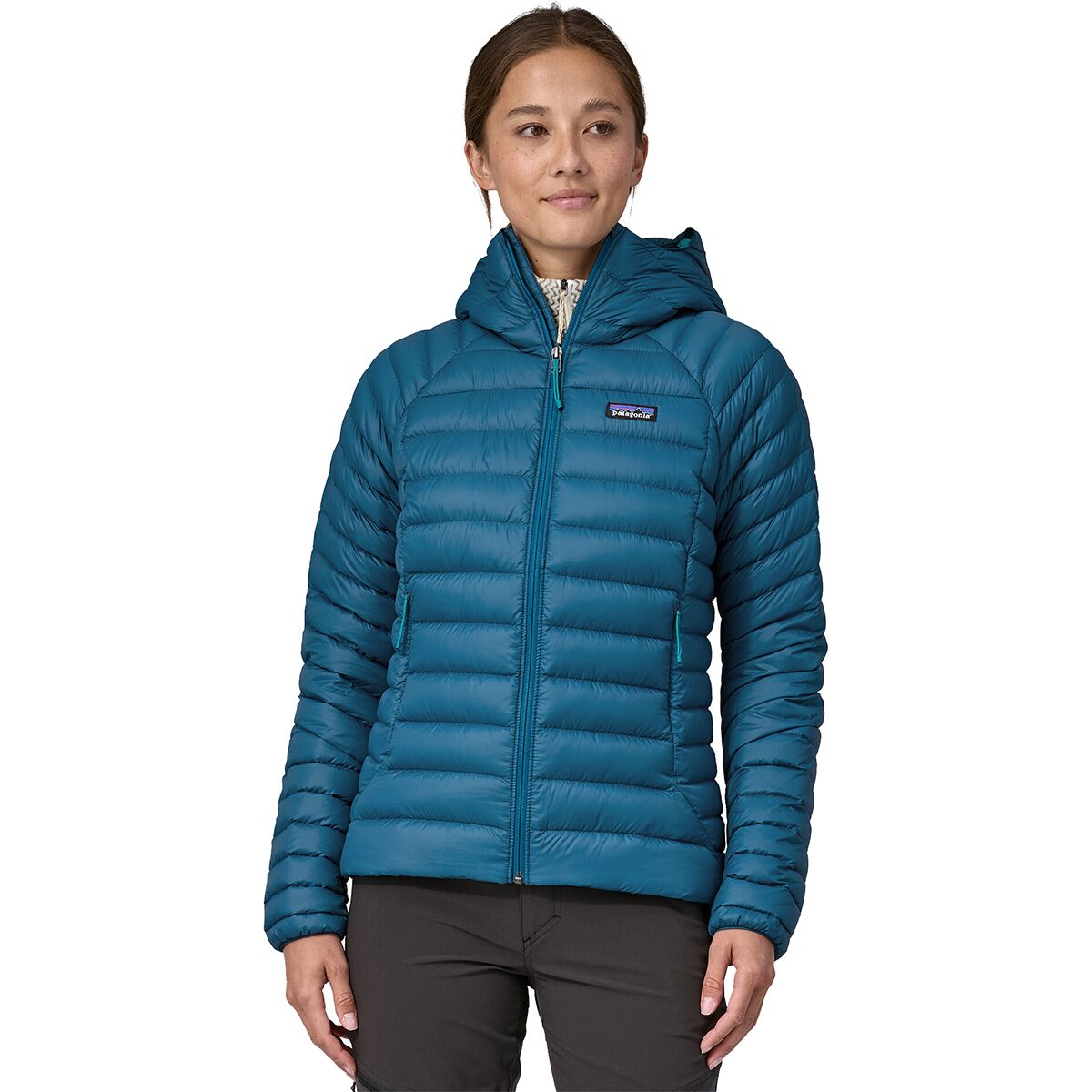 Patagonia Down Sweater Full-Zip Hooded Jacket - Women's - Clothing | Backcountry