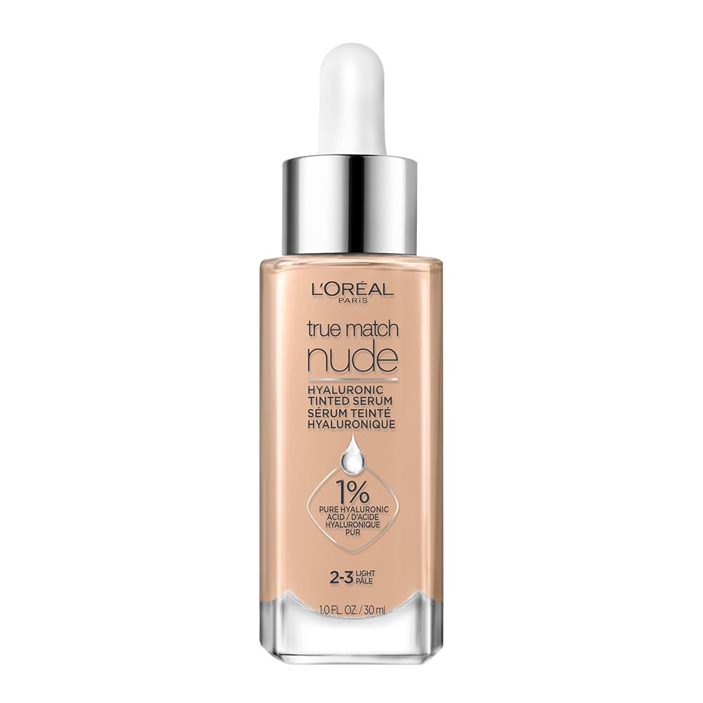 L’Oréal Paris True Match Nude Hyaluronic Tinted Serum, Tinted Face Serum Foundation with Hyalu... | Amazon (CA)
