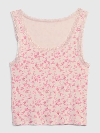Gap × LoveShackFancy Modern Micro Floral Tank Top | Gap (US)