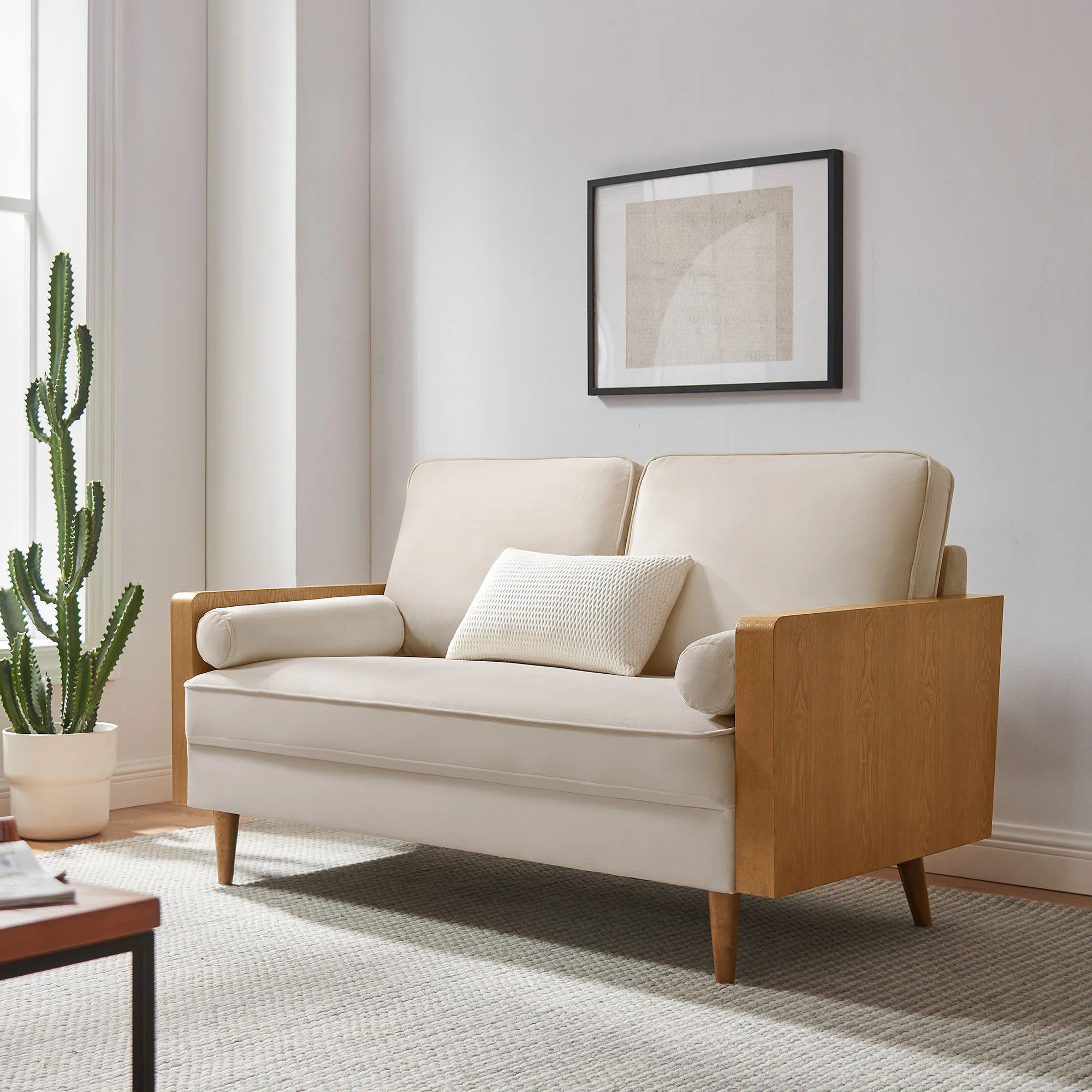 Kellan Performance Velvet Sofa | Wayfair North America