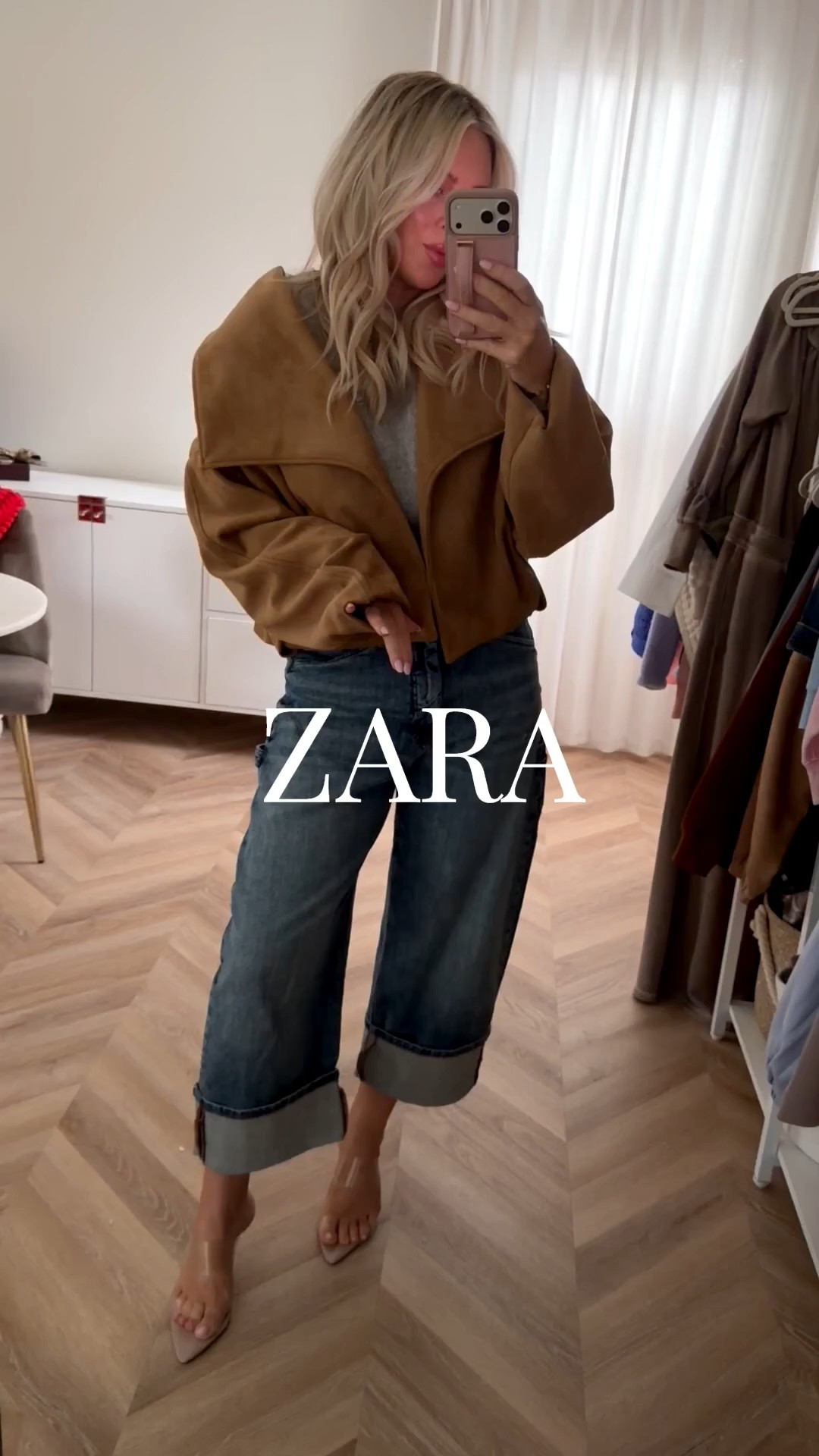 The cutest under 100 jacket ever! So soft and loving this style so much! I’m in small.
Jeans size up one. Can wrap this jacket with any belt too! Adorable! 🔥💯

OOTD. Spring outfits. Jacket. Heels 

#LTKWorkwear #LTKSeasonal #LTKgrwm