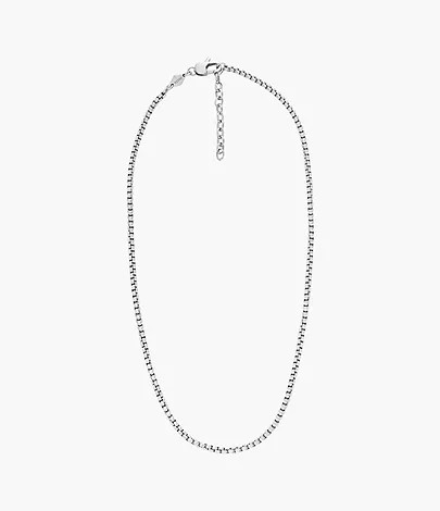 Ellis Core Chains Stainless Steel Chain Necklace | Fossil (US)