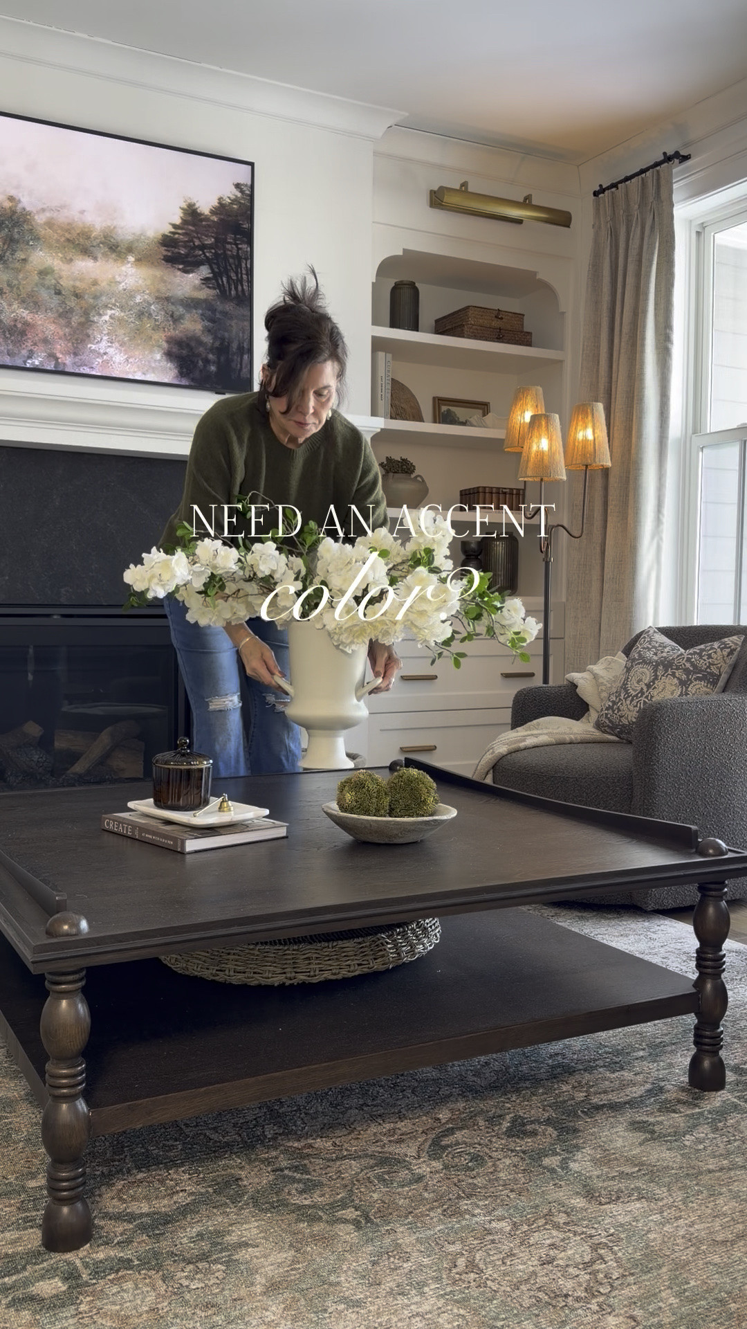 Have you tried green yet? What are you waiting for? There are so many beautiful variations of green. I like to use it as an accent color in my home because it works in any season, many tones read as a neutral and it coordinates so nicely with either browns or grays. If you have not tried green in your home yet, I encourage you to in your throw pillows/blankets, home decor and even rugs.

#LTKHome #LTKSeasonal #LTKvlog #LTKSeasonal #LTKHome #LTKSaleAlert