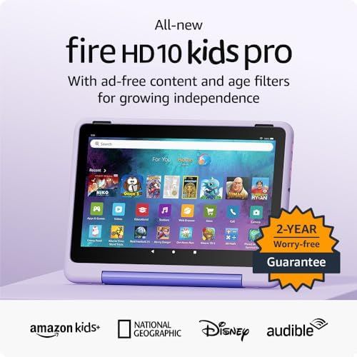 All-new Amazon Fire HD 10 Kids Pro tablet - ages 6-12 - 2023 | feel good about screen time and su... | Amazon (US)