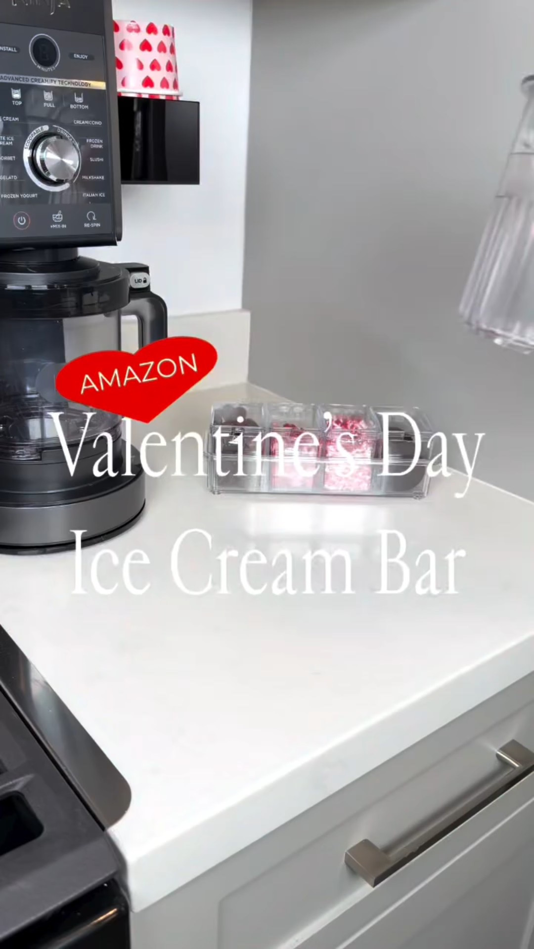 Ninja Creami 🔗🍨🍦❤️🌹💌🍨🍦

Ok so we finally got brave enough to try our first Ninja Creami recipe! It was actually a lot easier than we thought! However, we do still have a little tweaking to do with the recipe to get the consistency just right.

We were just glad it wasn’t icy or too thick. We were really close and the flavor was amazing!!!!! Truly it was so good and we just used the standard recipe that comes in the instructions and added a little xantham gum for a base (I think we added a little too much) and mixed in Reese’s (my favorite!). 

Excited to play with it more and try more recipes! Highly recommend getting one if you have been on the fence. 

We did this trial run so that we could be ready to use it for our Galentines Day party with the kids. A custom ice cream station is going to be so much fun! 🍨❤️

We also added the adhesive ice cream cup holder to the side of our Creami and grabbed the cutest little toppings holder. 

Do you have a Ninja Creami? What recipes have you made so far? 

#neatlyembellished #ninjacreami #valentinesday #galentinesparty #ninjacreamirecipes