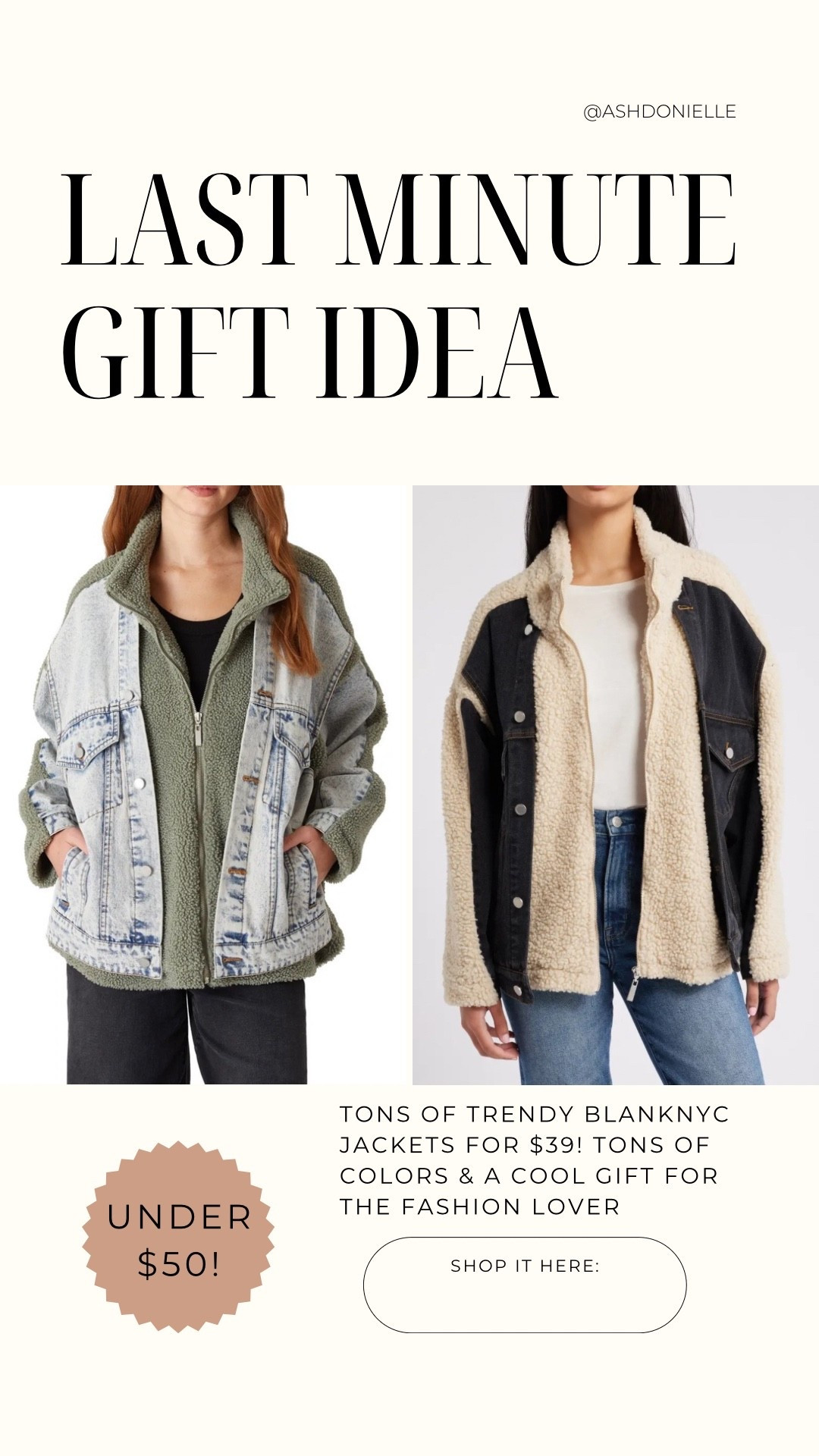 Love these jackets! On sale for $39!

#LTKHoliday #LTKFindsUnder50 #LTKGiftGuide