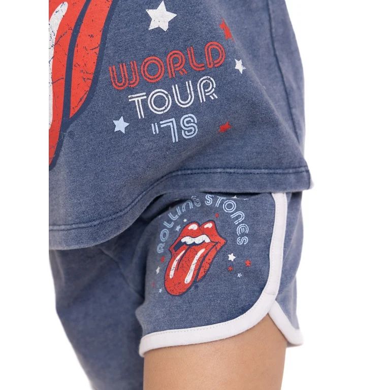 Rolling Stones Toddler Girls T-Shirt and Shorts Set, 2-Piece, Sizes 2T-5T | Walmart (US)