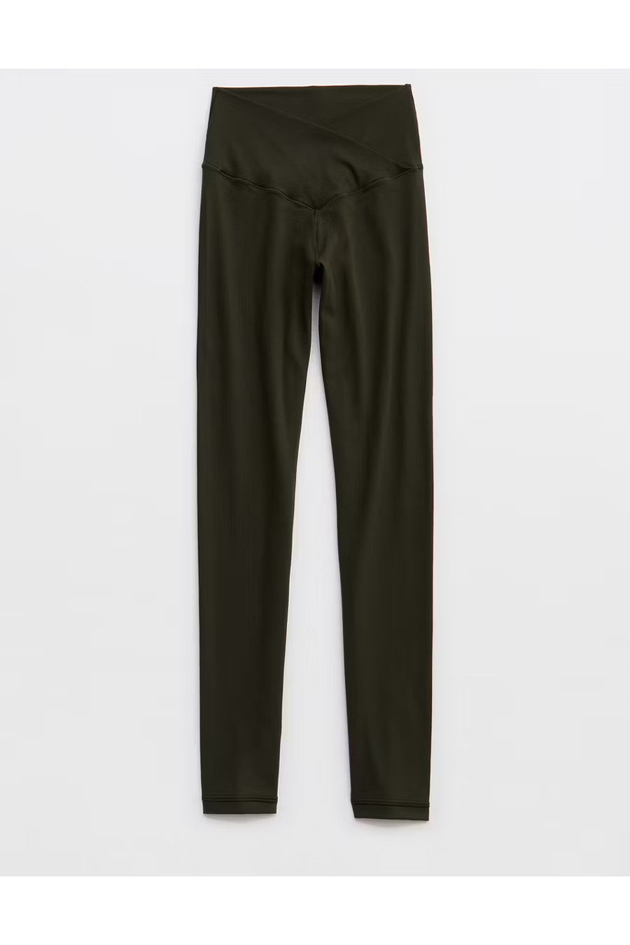 OFFLINE By Aerie Real Me High Waisted Crossover Legging Women's Olive Petal L Long | Aerie