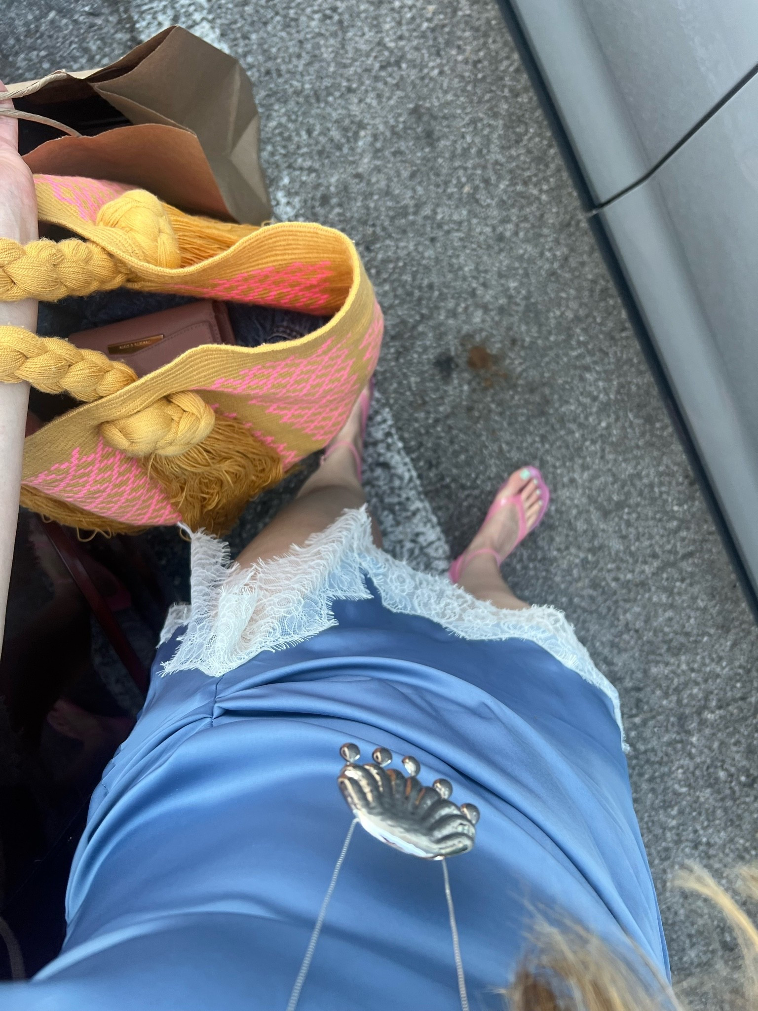 Birthday fit (tote is old Sophie Anderson, dress linked in stories)

#LTKootd