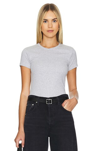 ALLSAINTS Stevie Tee in Grey Marl from Revolve.com | Revolve Clothing (Global)
