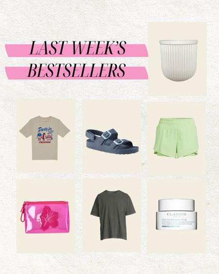 Last week’s bestsellers 🩷 my white planter sold out fast & is back in stock! It’s under $30 and such great quality. This face mask is a recent find that I’ve been loving and is on sale now 🤩

Clarins face mask, beauty sale, face mask, boys shirt, toddler shirt, toddler boy outfit, running shorts, workout shorts, athleisure shorts, white flower pot, white planter, oversized tee, toddler sandals, little boy sandals, Christine Andrew 

#LTKfindsunder100 #LTKfindsunder50 #LTKkids