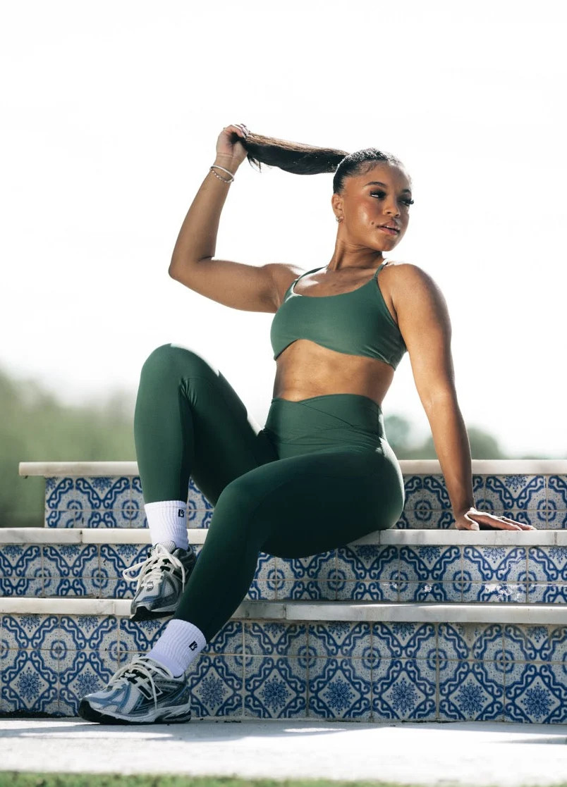 Siren Scrunch Legging - Limon Pepino | Buffbunny Collection