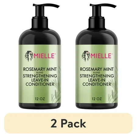 (2 pack) Mielle Rosemary Mint Strengthening Leave-In Conditioner - 12 oz | Walmart (US)