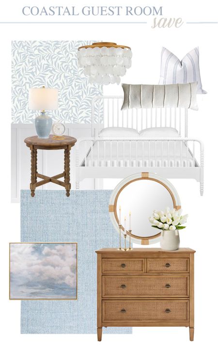 Coastal guest room… #guestroom #bedroom #coastaldecor #beachhouse #beachdecor 
#liketkit #LTKhome #LTKSeasonal #LTKsalealert
@shop.ltk
https://liketk.it/47q2A