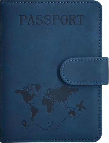 Passport Holder, Passport Cover with Credit Card Slot and Boarding Pass Slot Combo, Passport Wall... | Amazon (US)