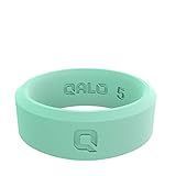 QALO Women's Foxfire Modern Silicone Ring, Aqua, 6 | Amazon (US)