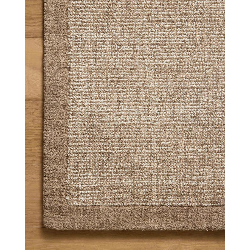 Magnolia Home by Joanna Gaines x Loloi Henley Ivory / Brown Area Rug | Wayfair North America