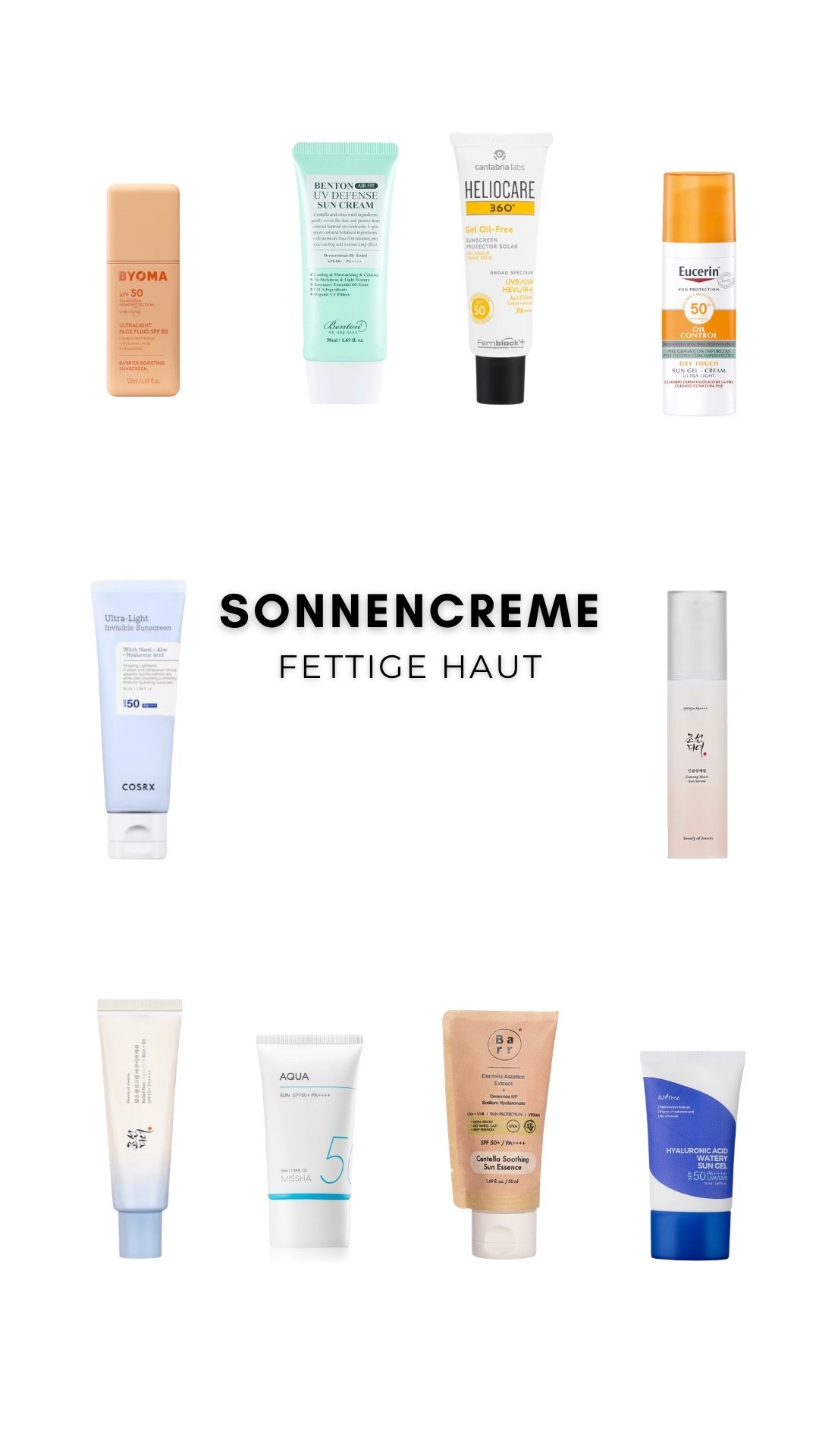 Sonnencremes für fettige und ölige Haut
.
Diese Liste wird laufend aktualisiert ✨

#LTKdeutschland