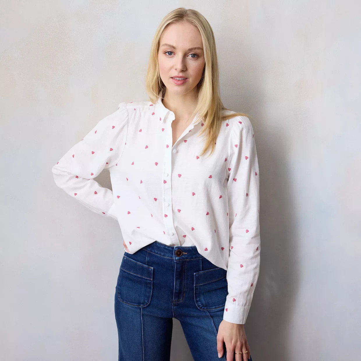 Women's LC Lauren Conrad Button Front Shirt | Kohl's