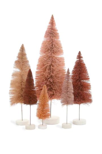Rainbow Trees set of 6 in Various Colors | Burke Decor
