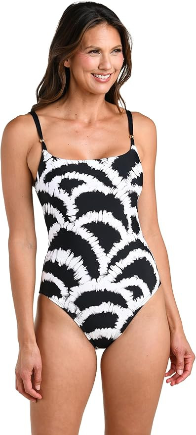 La Blanca Women's One Piece Swimsuit Lingerie Tummy Control Bathing Suit | Amazon (US)