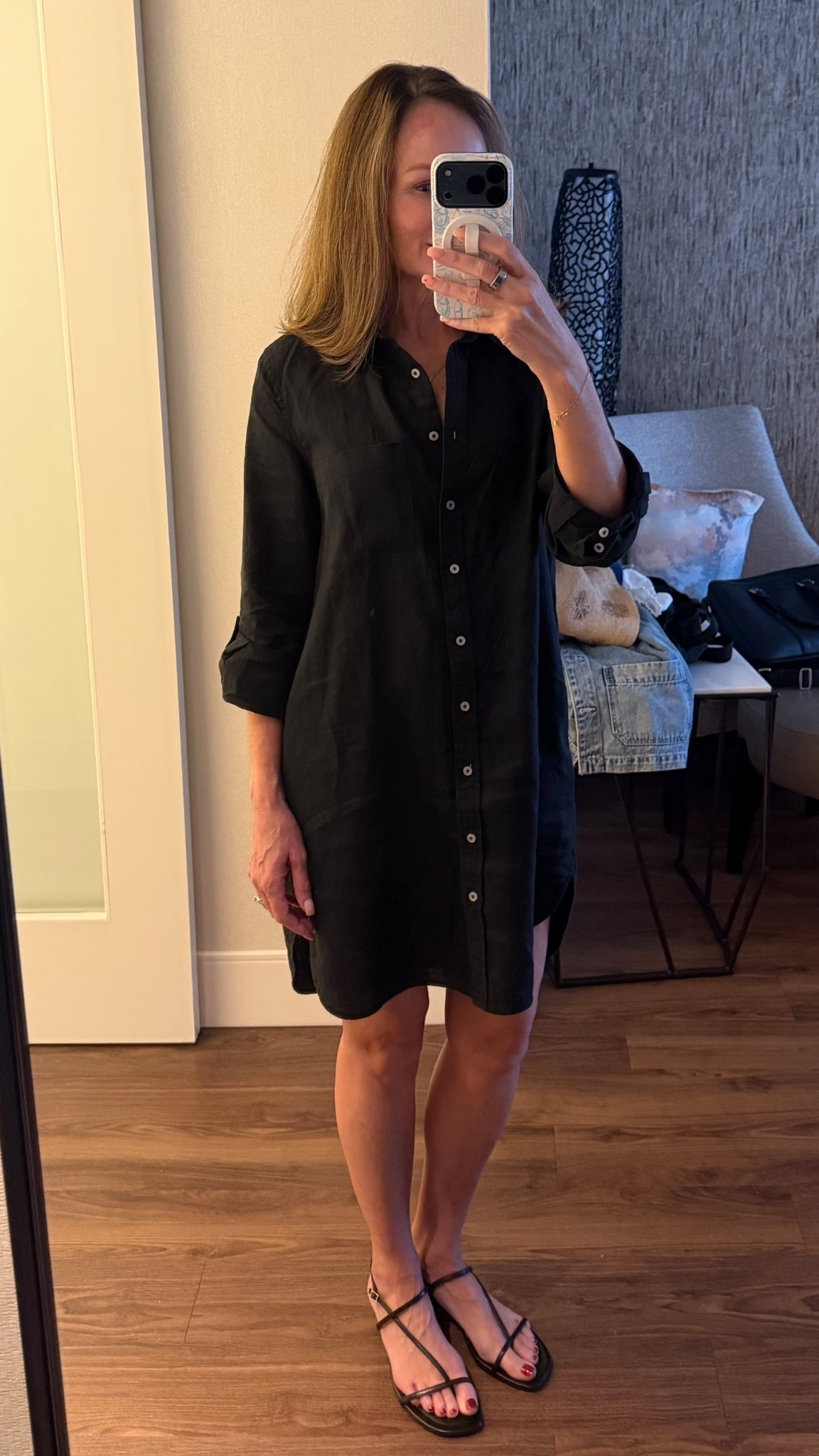 Love this linen dress! Also wore it with sneakers to run around!

#LTKootd