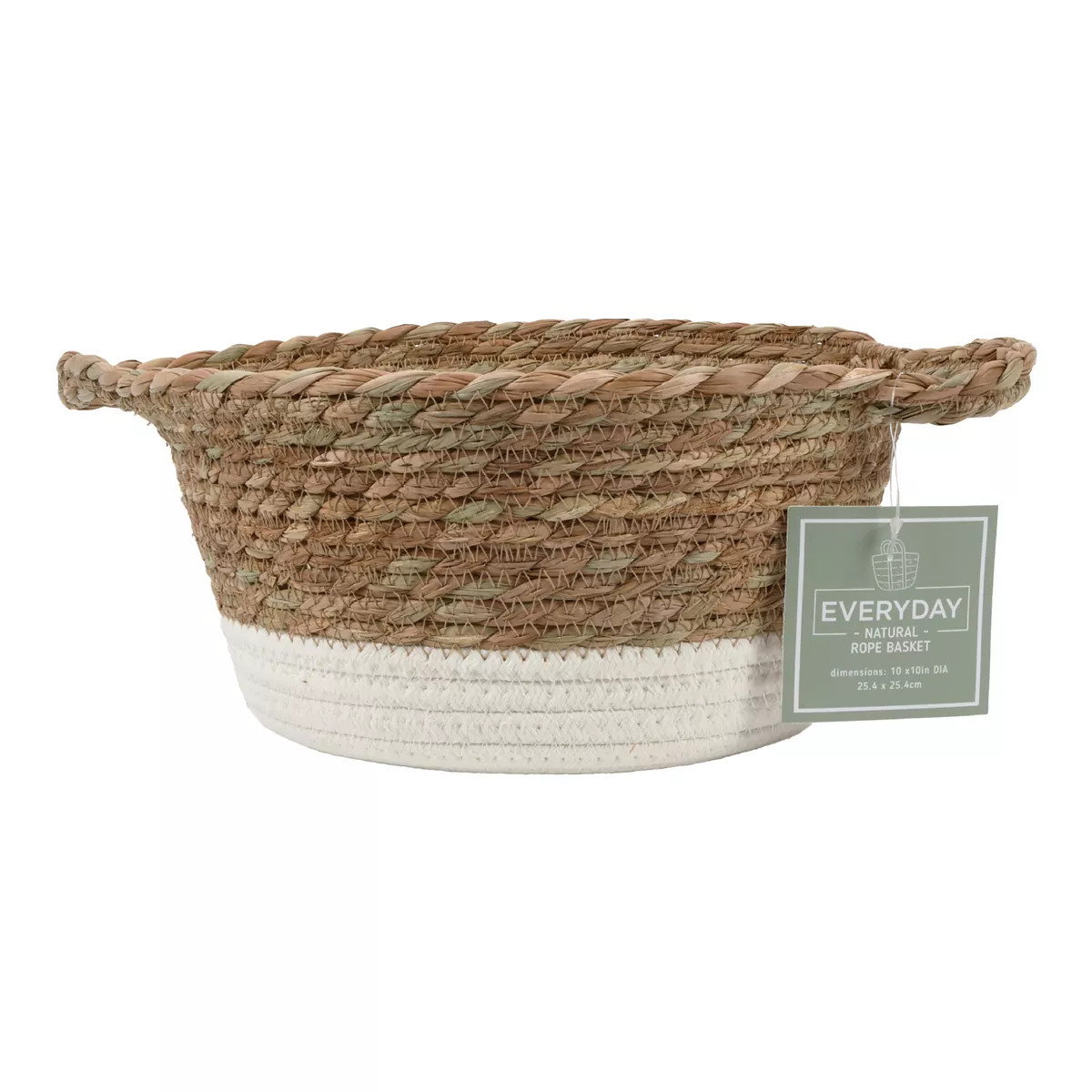 New View Gifts & Accessories Natural Rope Basket - White | Kohl's