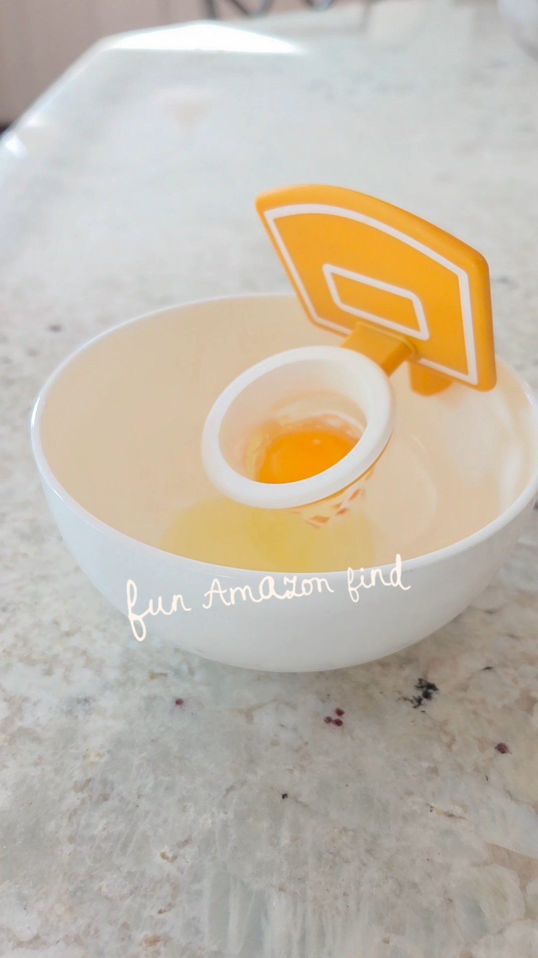 Egg yolk seperator!

