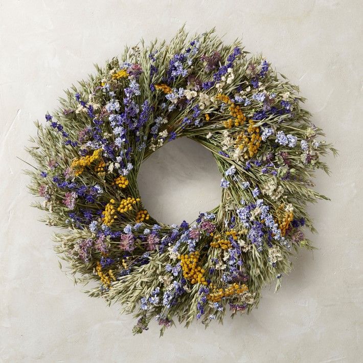French Spring Live Wreath | Williams-Sonoma