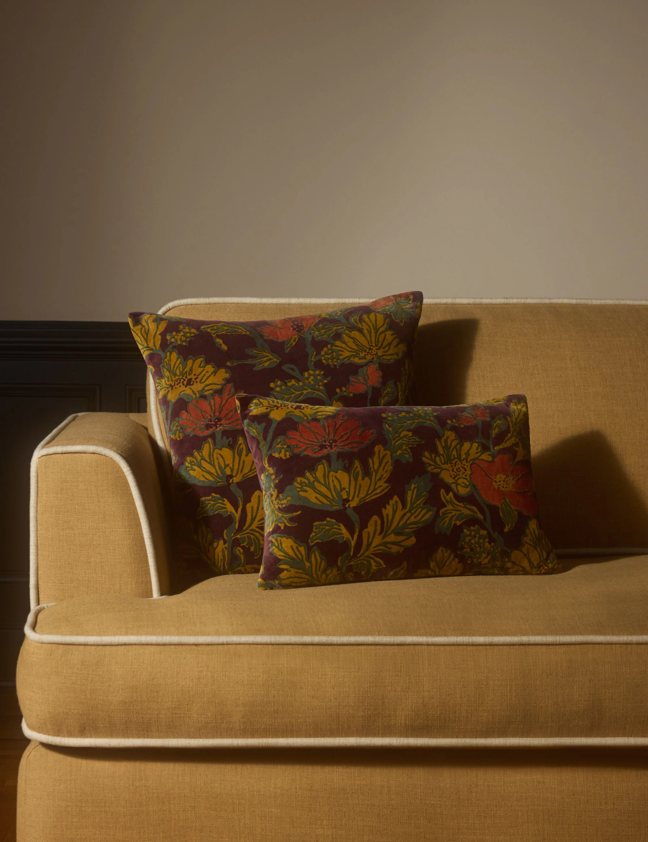 Agnetha Velvet Pillow | Lulu and Georgia 