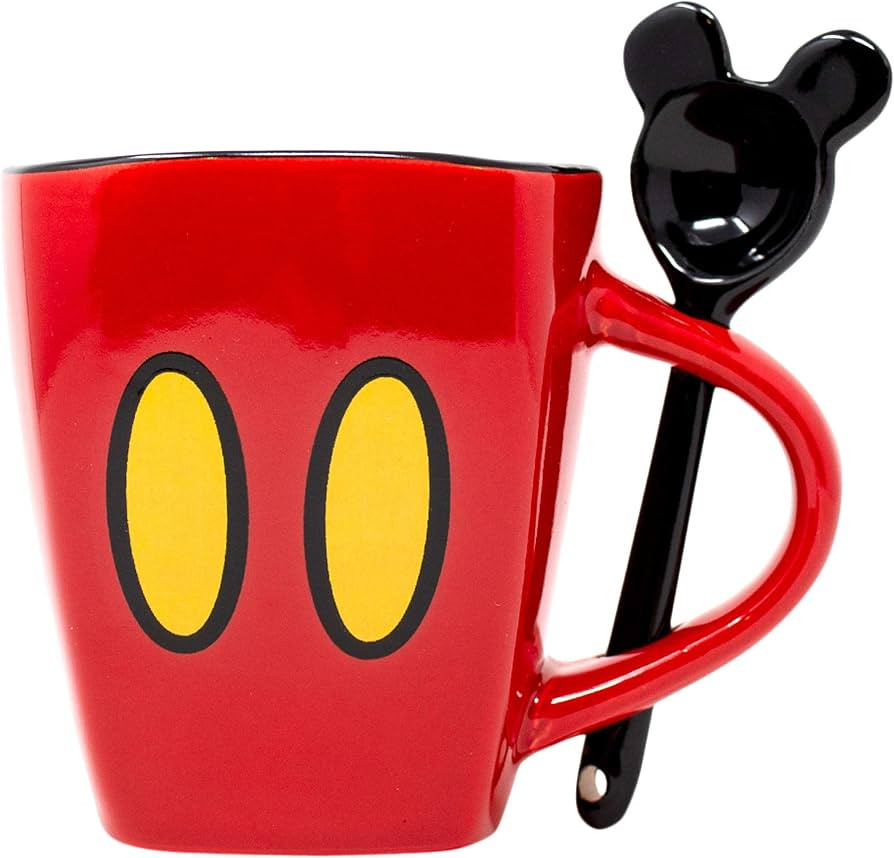 Disney Mickey Mouse Shorts 11oz Mug With Spoon | Amazon (US)