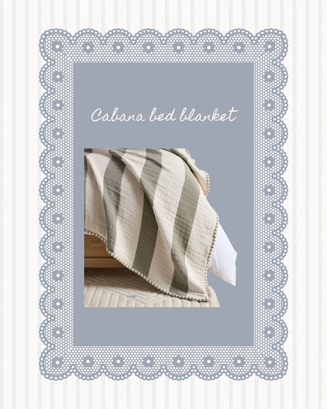 Obsessed with this cabana striped quilt! Currently on sale in the green and gray colors 😍 In my cart, I want this sooo bad!

#LTKHome #LTKSaleAlert