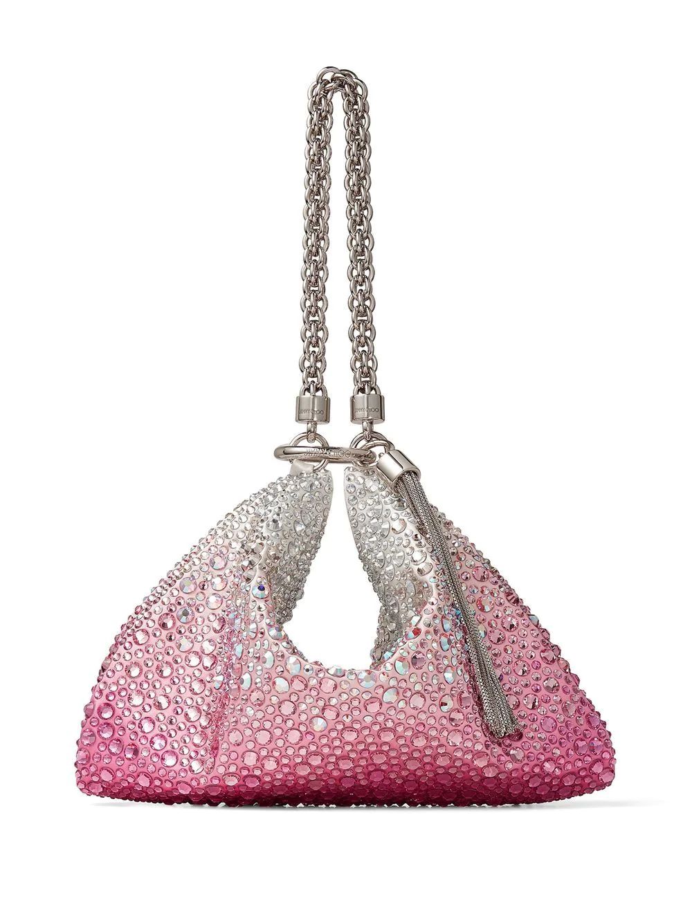 Jimmy Choo Callie crystal-embellished Clutch Bag - Farfetch | Farfetch Global