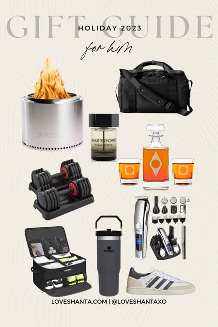 Gifts for him —Adidas running sneakers, adidas samba, solo stove, dagne Dover duffel bag, travel bag, decanter, personalized gifts, trunk organizer, Stanley cup, shaving set, cologne, weights, dumbbells // gifts for him, gifts for men, gifts for guys, gift guide for him, for husband, for brother, for dad, for boyfriend, for fiancé, for friend, for bff, for coworker, for host, holiday gift guide, Christmas gifts, loungewear, fall jacket, gym bag #liketkit

#LTKbeauty #LTKfitness #LTKparties #LTKCyberWeek #LTKstyletip #LTKshoecrush #LTKSeasonal #LTKhome #LTKsalealert #LTKfindsunder100 #LTKU #LTKfindsunder50 #LTKtravel #LTKitbag

#LTKGiftGuide #LTKHolidaySale #LTKHoliday