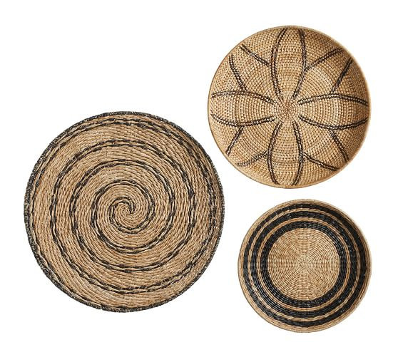 Handwoven Basket Wall Art | Pottery Barn (US)