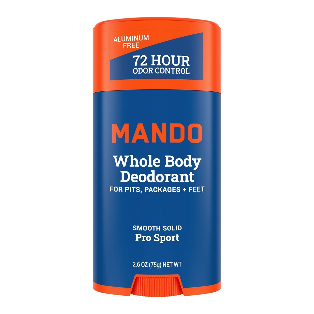 Mando Whole Body Deodorant - Men’s Aluminum-Free Smooth Solid Stick Deodorant - Pro Sport - 2.6... | Target