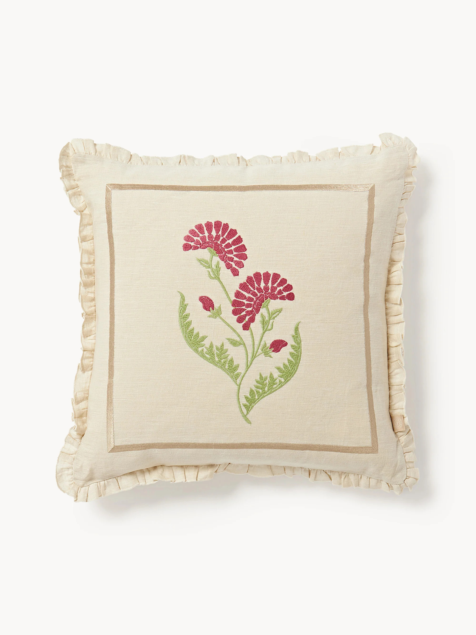 Coussin fait main avec volants Carry | Westwing EU