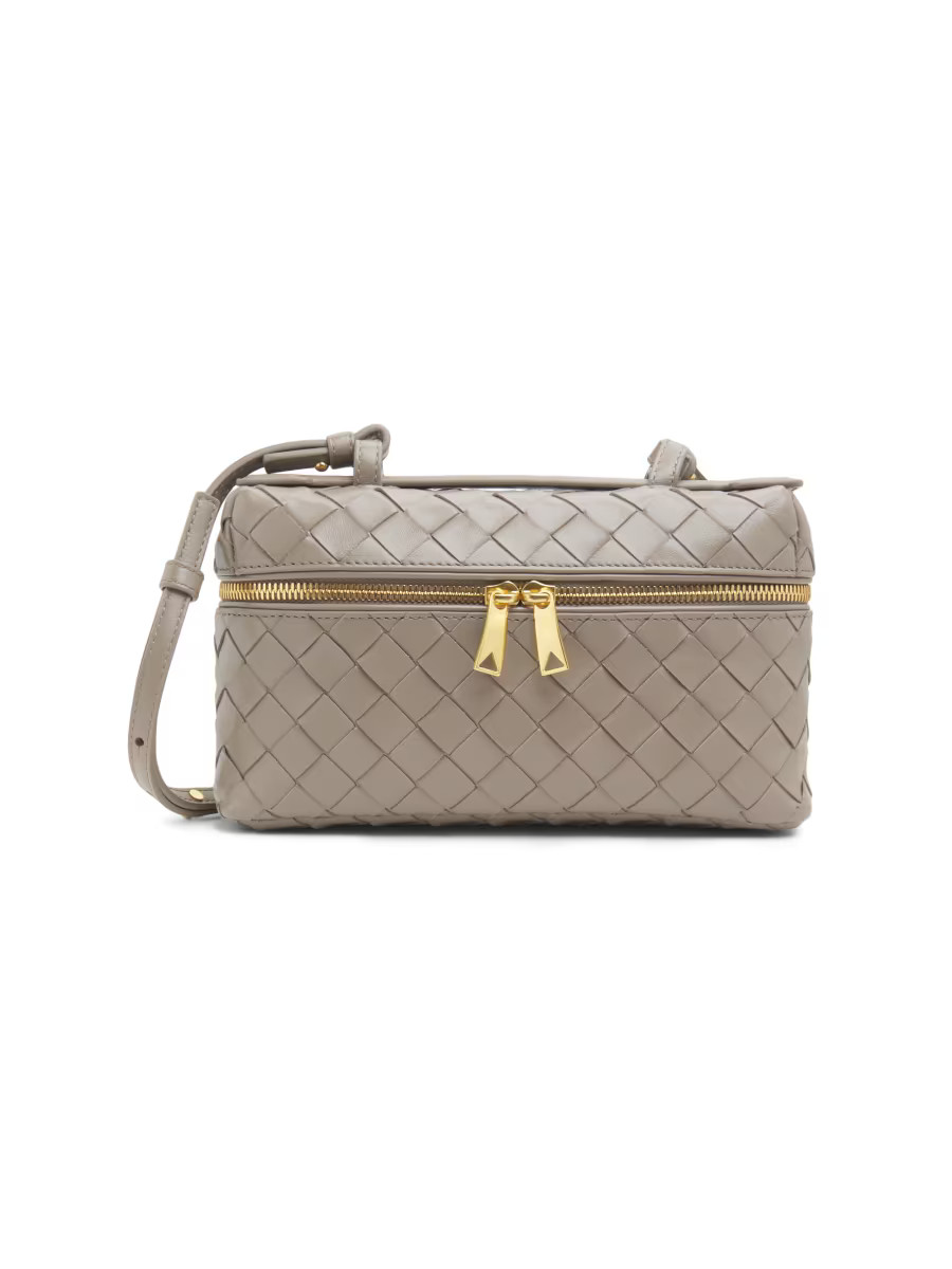 Bottega Veneta Bang Bang Intrecciato Leather Crossbody Vanity Case Bag | Saks Fifth Avenue | Saks Fifth Avenue