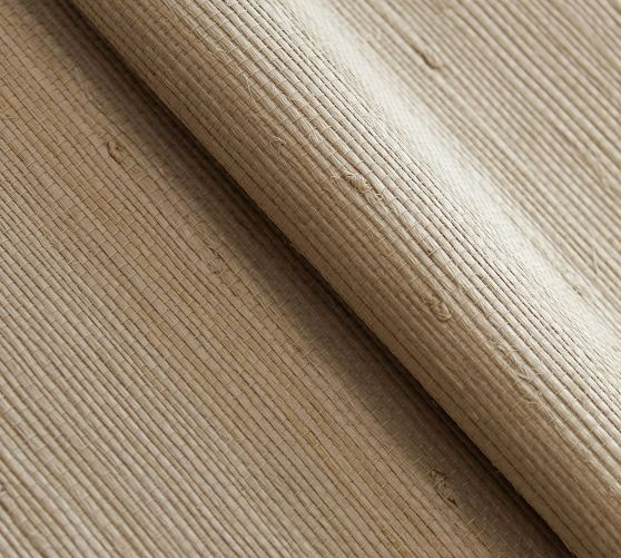 Tight Weave Jute Natural Grasscloth Wallpaper | Pottery Barn (US)