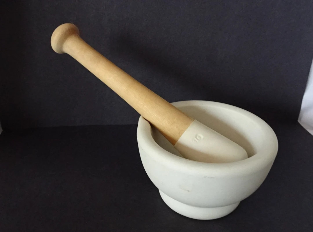 Vintage Mortar and Pestle, Made in England, Acid Proof - Etsy | Etsy (US)