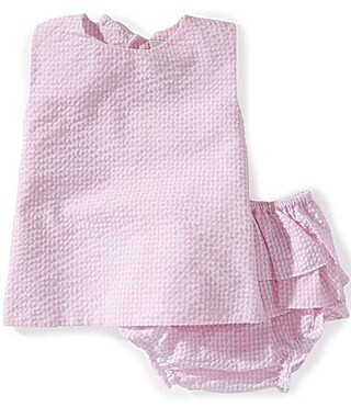 Petit Ami Baby Girls Sleeveless Popover Seersucker Tunic Top Bloomers Set - 24 Months | Dillard's